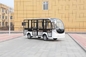 8-11 Seater Electric Shuttle Bus Low Speed Electric Sightseeing Vehicle Beautiful Design